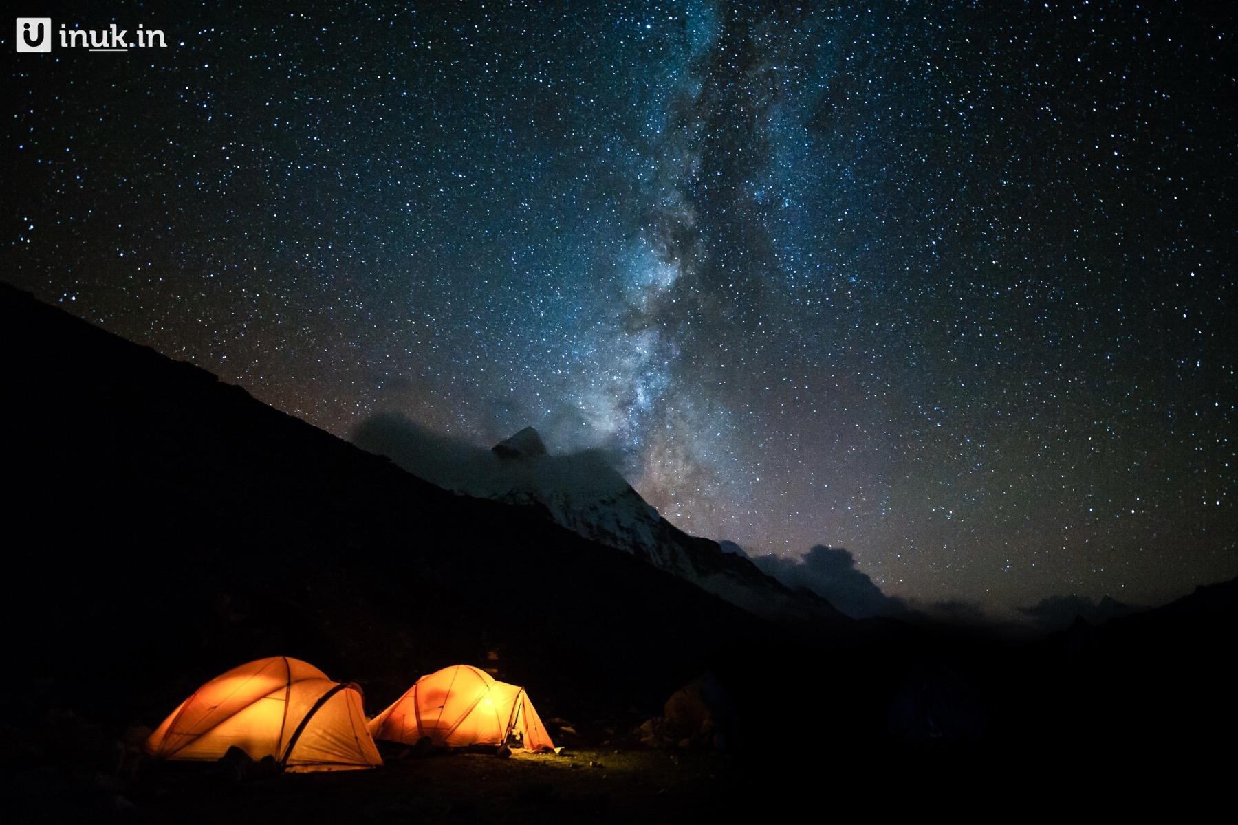 Bonfires, tents & a sky full of stars